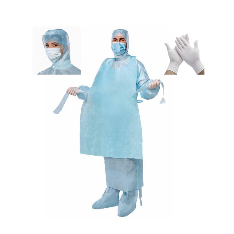 Набір індивідуального захисту (персонал лабораторії) не стерильний, одноразового використання, ТМ «АХІЛЛ»